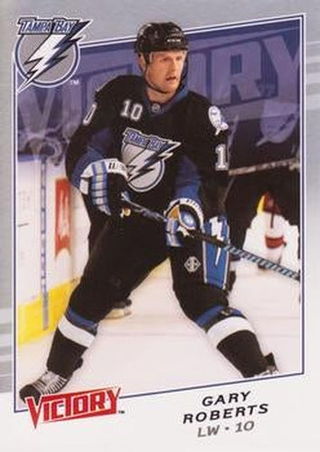 #295 Gary Roberts - Tampa Bay Lightning - 2008-09 Upper Deck Victory Hockey
