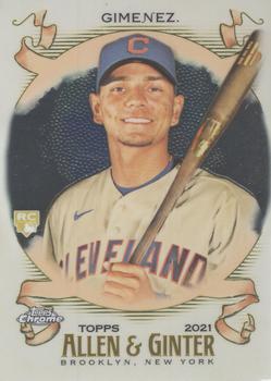 #45 Andres Gimenez - Cleveland Indians - 2021 Topps Allen & Ginter Chrome Baseball