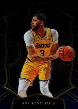 #45 Anthony Davis - Los Angeles Lakers - 2020-21 Panini Select - Blue Basketball