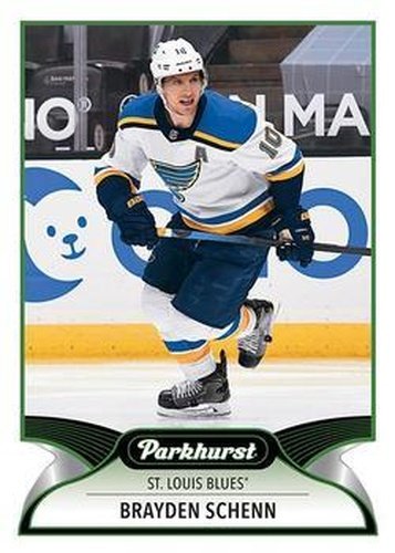 #45 Brayden Schenn - St. Louis Blues - 2021-22 Parkhurst Hockey