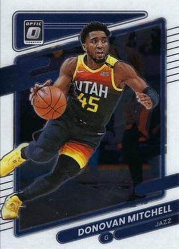 #45 Donovan Mitchell - Utah Jazz - 2021-22 Donruss Optic Basketball