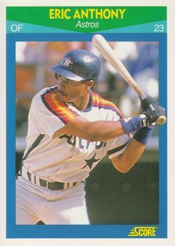#45 Eric Anthony - Houston Astros - 1990 Score Rising Stars Baseball