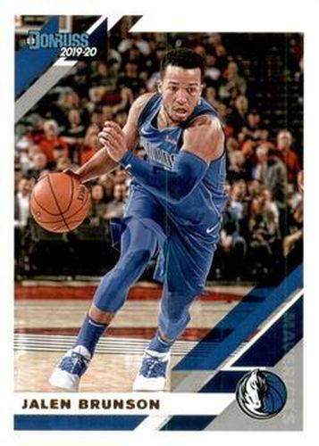 #45 Jalen Brunson - Dallas Mavericks - 2019-20 Donruss Basketball