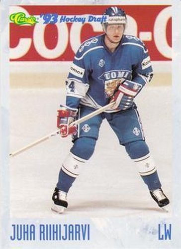 #45 Juha Riihijarvi - Finland - 1993 Classic '93 Hockey Draft Hockey