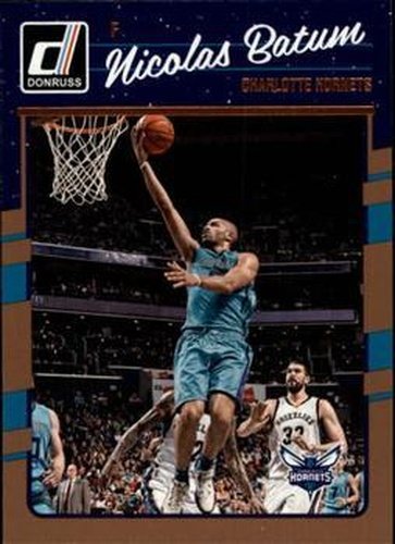 #45 Nicolas Batum - Charlotte Hornets - 2016-17 Donruss Basketball