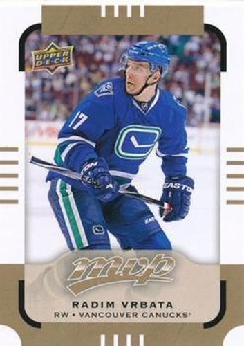 #45 Radim Vrbata - Vancouver Canucks - 2015-16 Upper Deck MVP Hockey