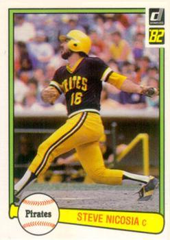 #45 Steve Nicosia - Pittsburgh Pirates - 1982 Donruss Baseball