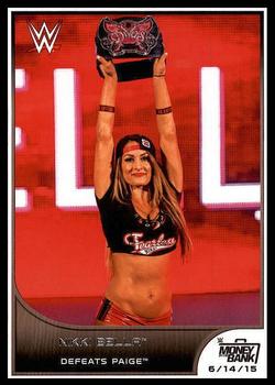 #45 Nikki Bella - 2016 Topps WWE Road to Wrestlemania Wrestling