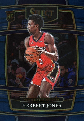 #45 Herbert Jones - New Orleans Pelicans - 2021-22 Panini Select - Blue Basketball