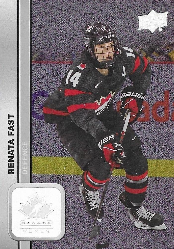 #45 Renata Fast - Canada - 2023 Upper Deck Team Canada Juniors - Patterned Foilboard Hockey