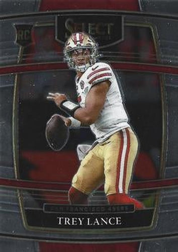 #45 Trey Lance - San Francisco 49ers - 2021 Panini Select Football