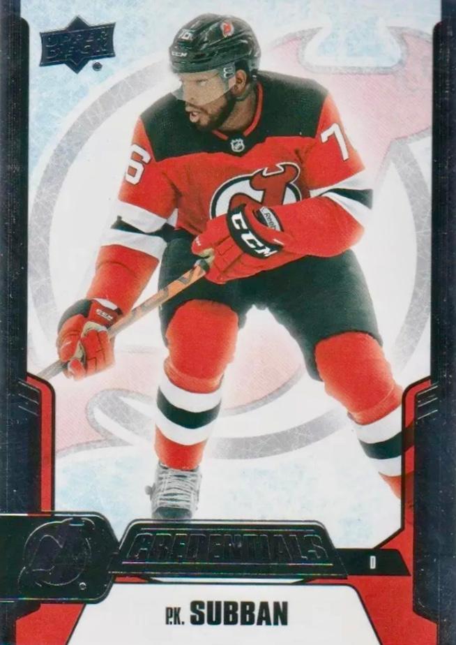 #45 P.K. Subban - New Jersey Devils - 2019-20 Upper Deck Credentials Hockey