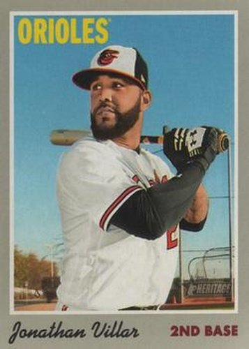 #45 Jonathan Villar - Baltimore Orioles - 2019 Topps Heritage Baseball