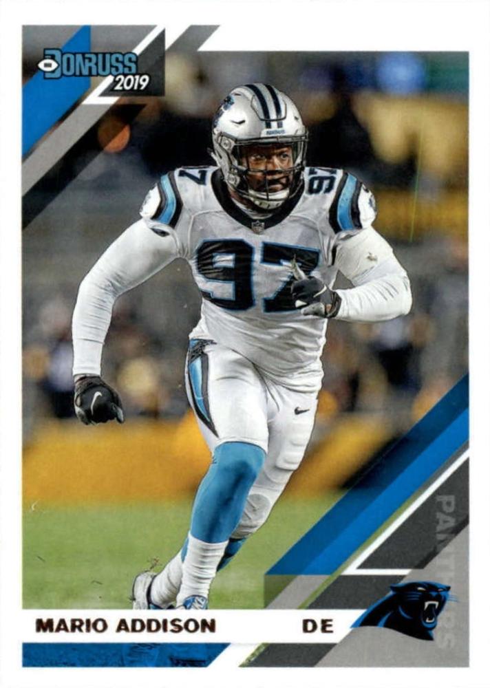 #45 Mario Addison - Carolina Panthers - 2019 Donruss Football