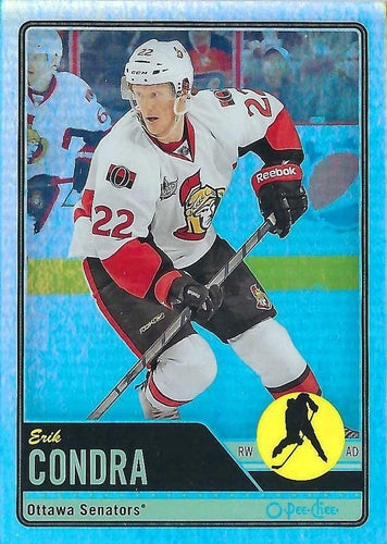 #45 Erik Condra - Ottawa Senators - 2012-13 O-Pee-Chee - Rainbow Hockey