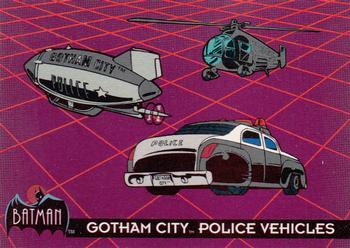 #45 Gotham City Police Vehicles - 1993 Topps Batman The Animated Series