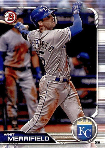 #45 Whit Merrifield - Kansas City Royals - 2019 Bowman Baseball