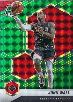 #45 John Wall - Houston Rockets - 2020-21 Panini Mosaic - Mosaic Green Basketball