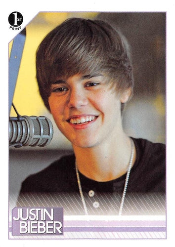 #45 Froggy, who interviewed Justing during his Y10 - 2010 Panini Justin Bieber