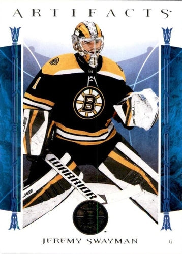 #45 Jeremy Swayman - Boston Bruins - 2022-23 Upper Deck Artifacts Hockey