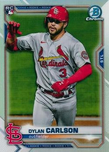 #45b Dylan Carlson - St. Louis Cardinals - 2021 Bowman Chrome Baseball