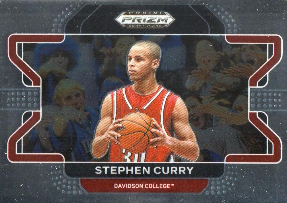 #45b Stephen Curry - Davidson Wildcats - 2022 Panini Prizm Draft Picks Basketball