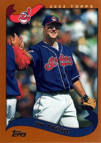 #460 Jim Thome - Cleveland Indians - 2002 Topps Baseball