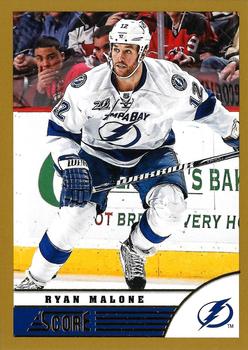 #460 Ryan Malone - Tampa Bay Lightning - 2013-14 Score - Gold Hockey