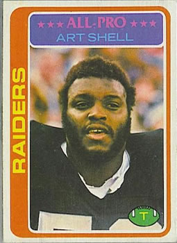 #460 Art Shell - Oakland Raiders - 1978 Topps Football