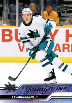 #460 Ty Emberson - San Jose Sharks -2023-24 Upper Deck Hockey