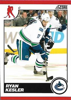 #460 Ryan Kesler - Vancouver Canucks - 2010-11 Score Hockey