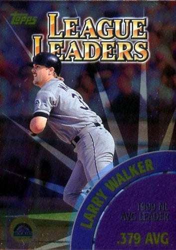 #461 Larry Walker / Nomar Garciaparra - Colorado Rockies / Boston Red Sox - 2000 Topps Baseball