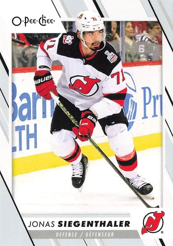 #461 Jonas Siegenthaler - New Jersey Devils - 2023-24 O-Pee-Chee Hockey