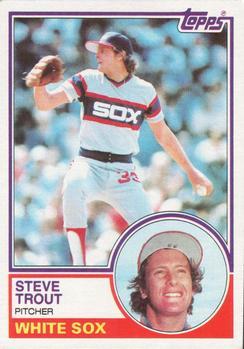 #461 Steve Trout - Chicago White Sox - 1983 Topps Baseball