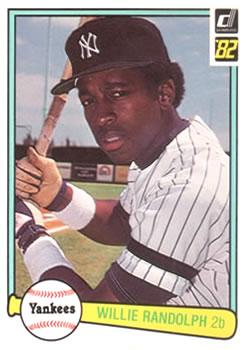 #461 Willie Randolph - New York Yankees - 1982 Donruss Baseball