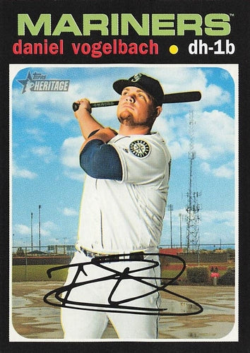 #461 Daniel Vogelbach - Seattle Mariners - 2020 Topps Heritage Baseball