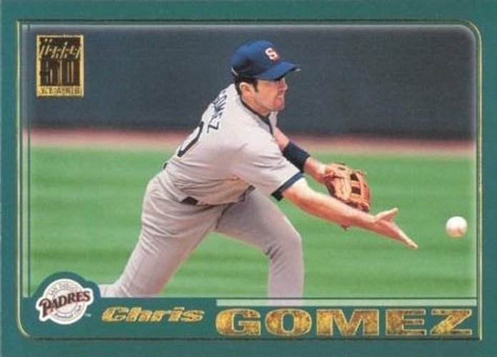 #463 Chris Gomez - San Diego Padres - 2001 Topps Baseball