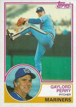 #463 Gaylord Perry - Seattle Mariners - 1983 Topps Baseball