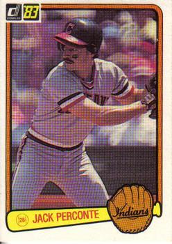 #463 Jack Perconte - Cleveland Indians - 1983 Donruss Baseball