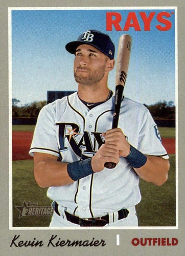 #463 Kevin Kiermaier - Tampa Bay Rays - 2019 Topps Heritage Baseball