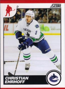 #464 Christian Ehrhoff - Vancouver Canucks - 2010-11 Score Hockey