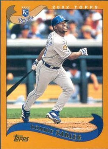 #464 Donnie Sadler - Kansas City Royals - 2002 Topps Baseball