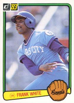#464 Frank White - Kansas City Royals - 1983 Donruss Baseball