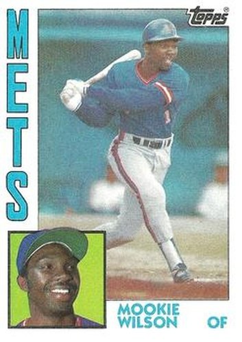 #465 Mookie Wilson - New York Mets - 1984 Topps Baseball