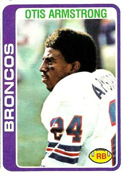 #465 Otis Armstrong - Denver Broncos - 1978 Topps Football