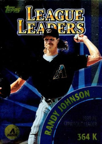 #465 Randy Johnson / Pedro Martinez - Boston Red Sox / Arizona Diamondbacks - 2000 Topps Baseball