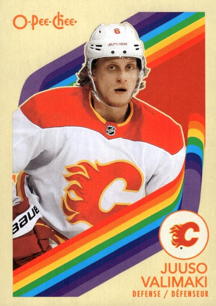 #465 Juuso Valimaki - Calgary Flames - 2023-24 O-Pee-Chee - Retro Hockey