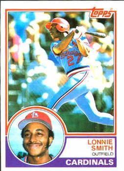 #465 Lonnie Smith - St. Louis Cardinals - 1983 Topps Baseball