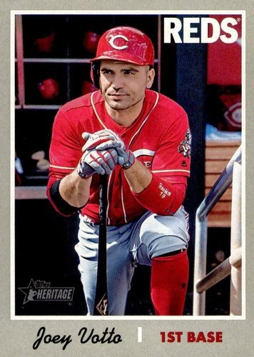 #465 Joey Votto - Cincinnati Reds - 2019 Topps Heritage Baseball