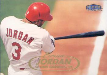 #466 Brian Jordan - St. Louis Cardinals - 1998 Fleer Tradition Baseball